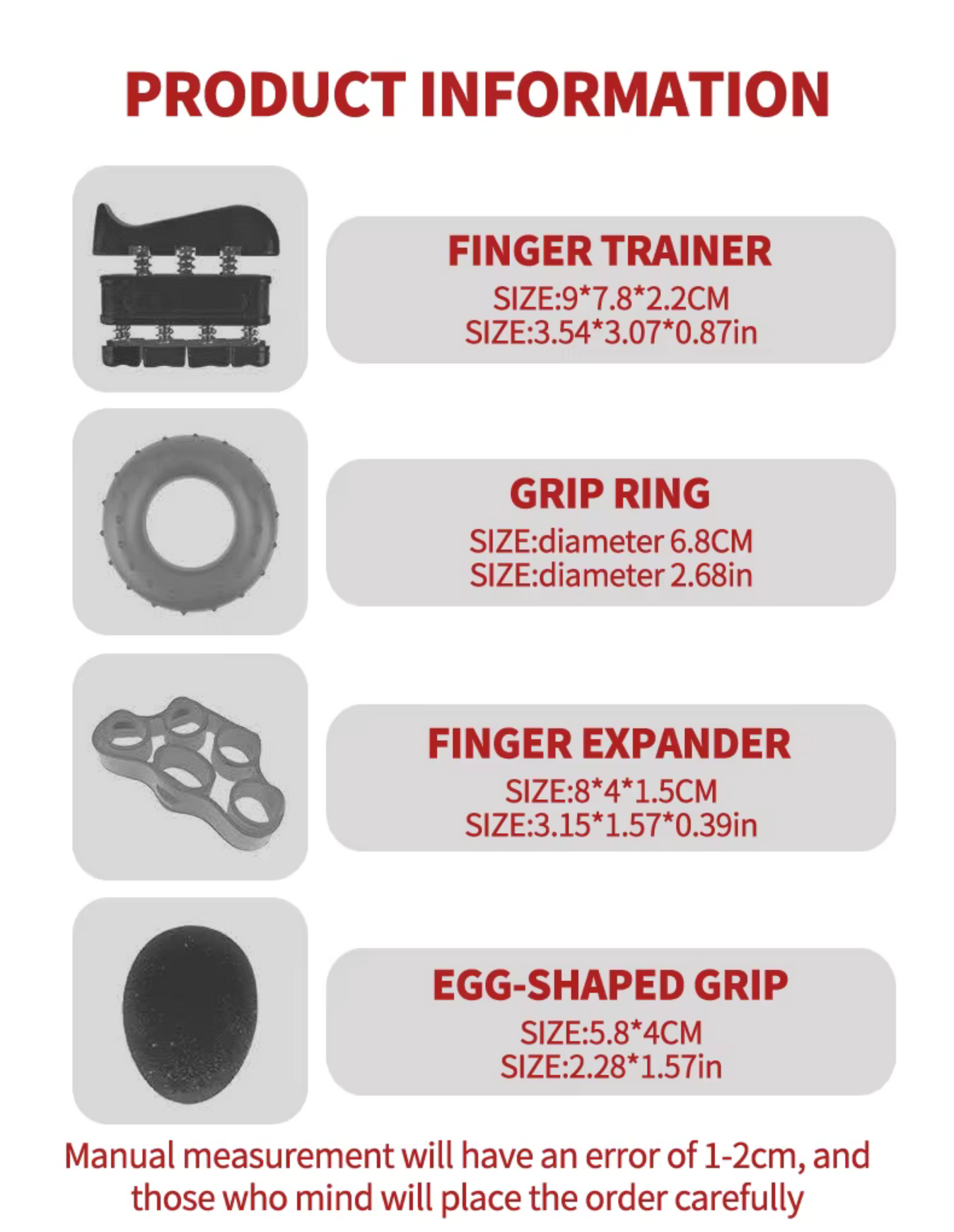 Pols trainer 5pcs SET