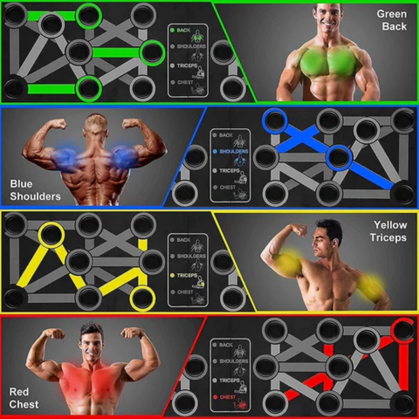 Push-up boardset
